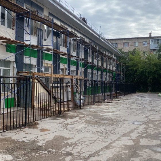 Замена кровли здания Школы креативных индустрий